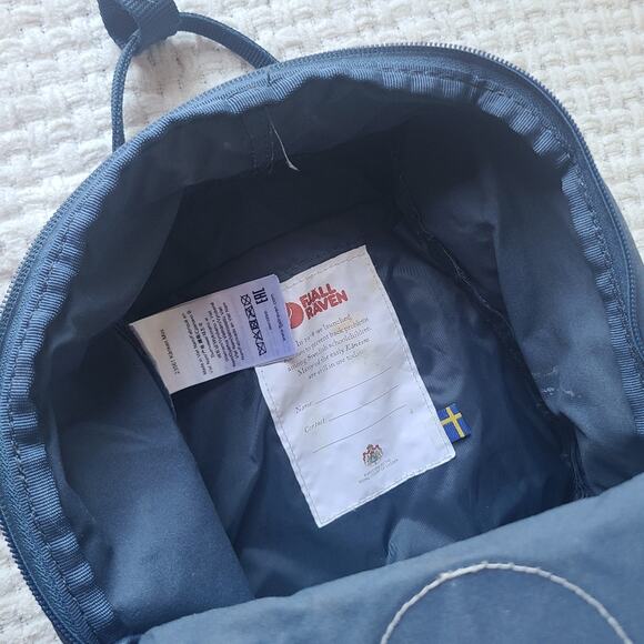Fjallraven Kanken Blue Backpack - Picture 8 of 9